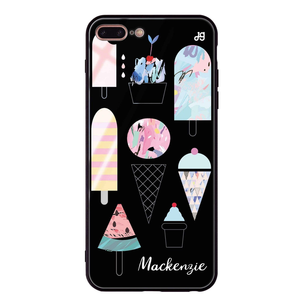 Artistic Ice cream I iPhone 7 Plus 超薄強化玻璃殻