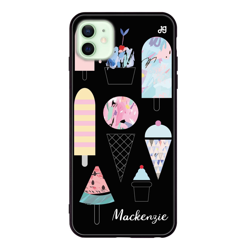 Artistic Ice cream I iPhone 12 超薄強化玻璃殻