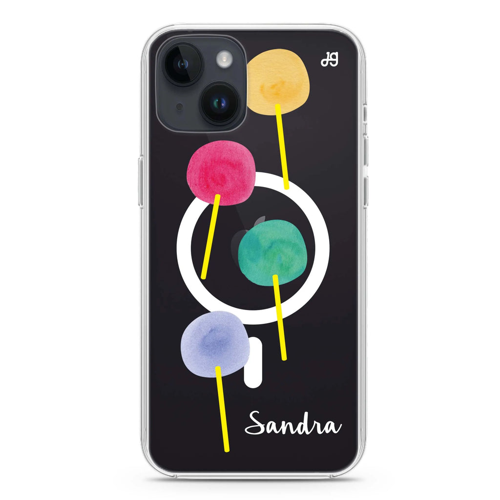 Colorful Candy I iPhone 14 Plus Magsafe 兼容水晶透明保護殼