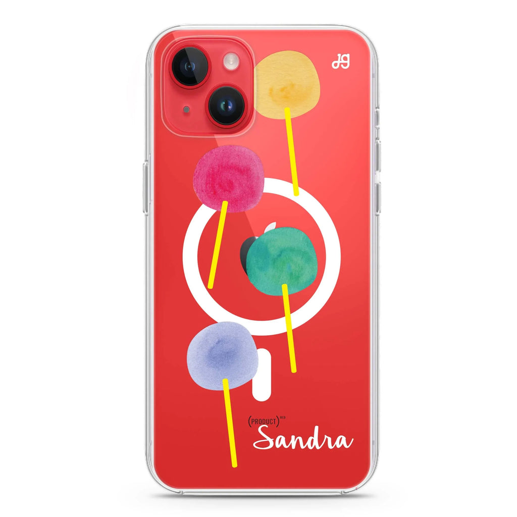 Colorful Candy I iPhone 14 Magsafe 兼容水晶透明保護殼