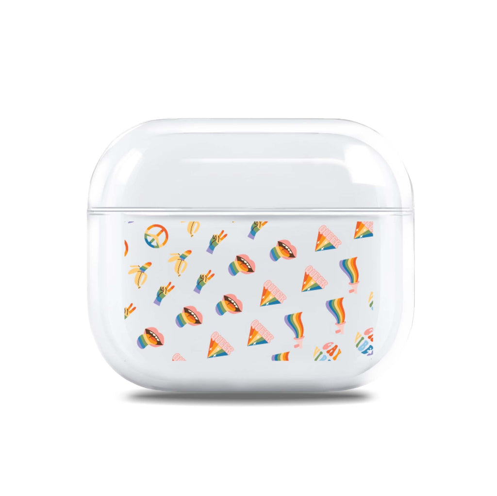 Spread Love all time AirPods 透明保護殻