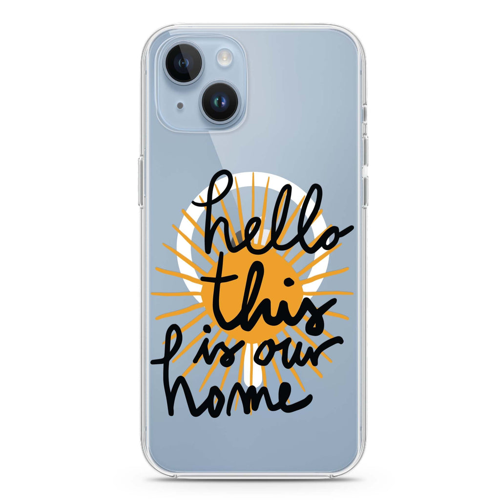 Hello! iPhone 14 Plus Magsafe 兼容水晶透明保護殼