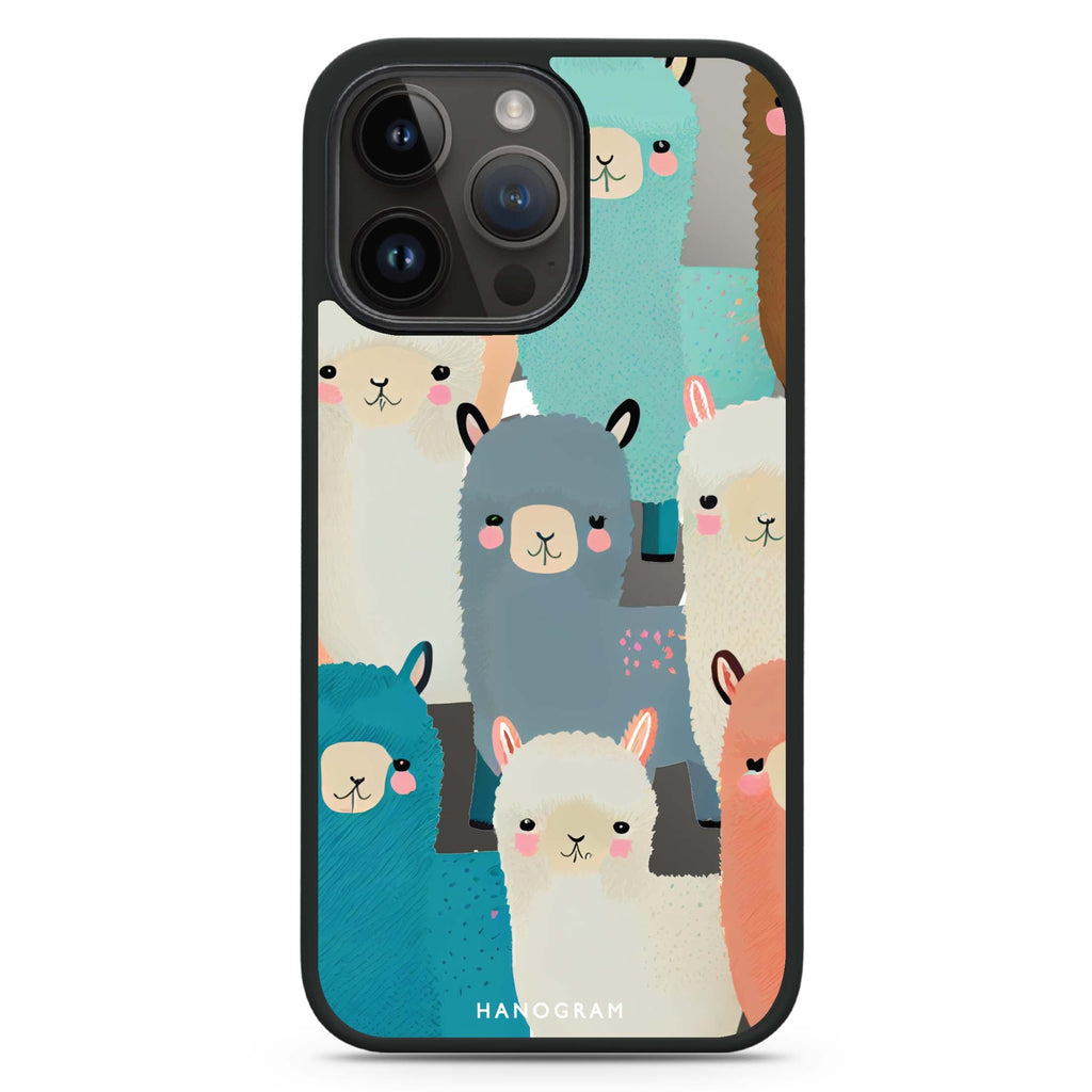 Cute Alpaca Magsafe 兼容防衝擊保護殼