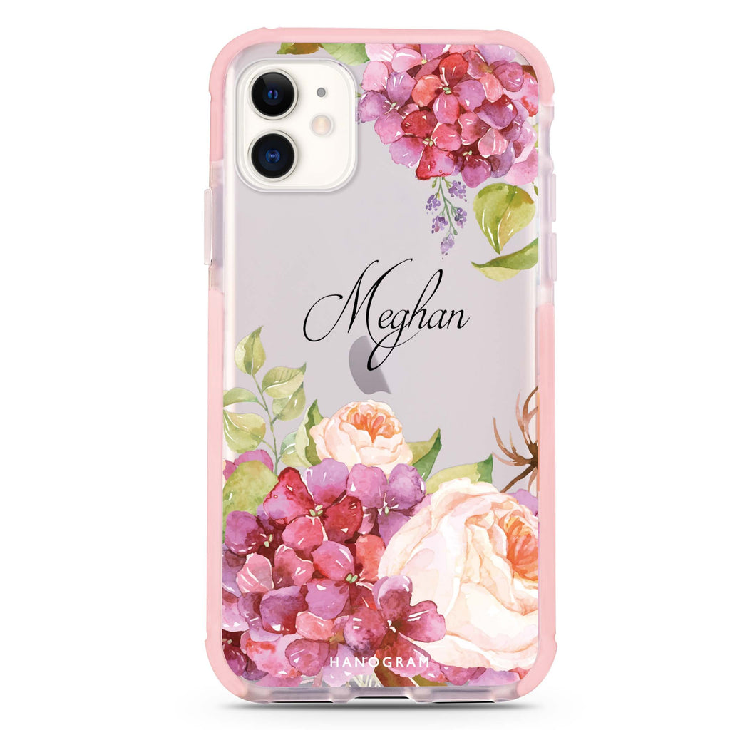Pretty Floral iPhone 11 吸震防摔保護殼