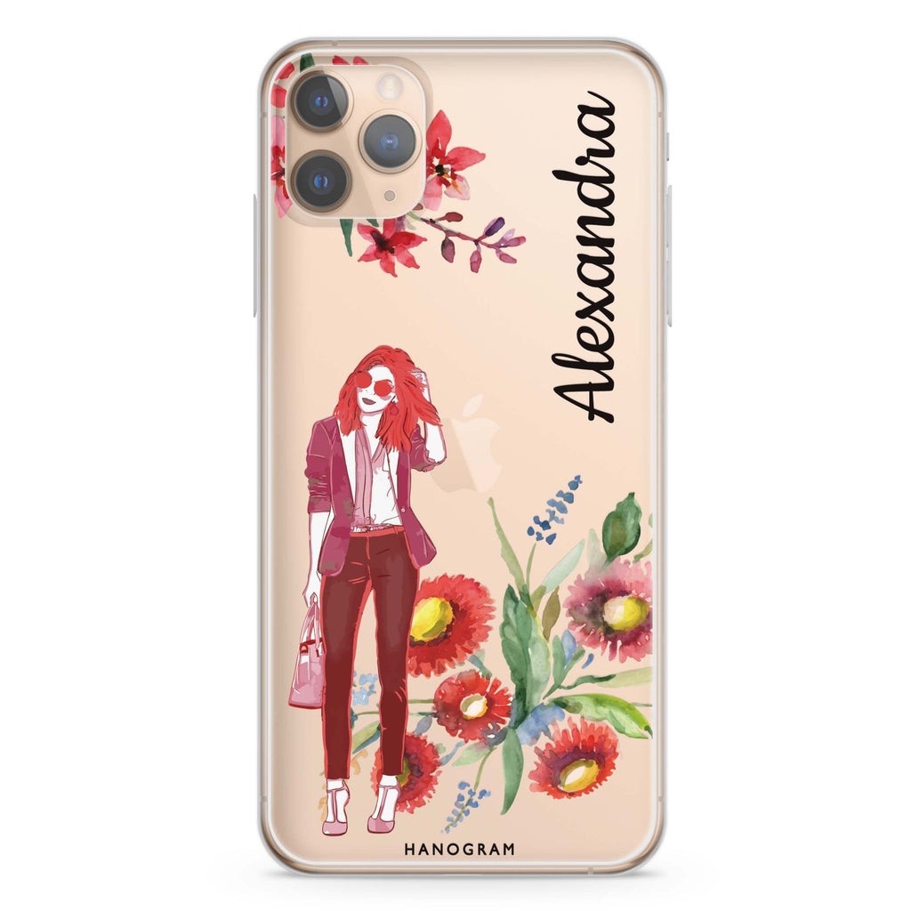 Flower Fashion II iPhone 11 Pro Max 水晶透明保護殼