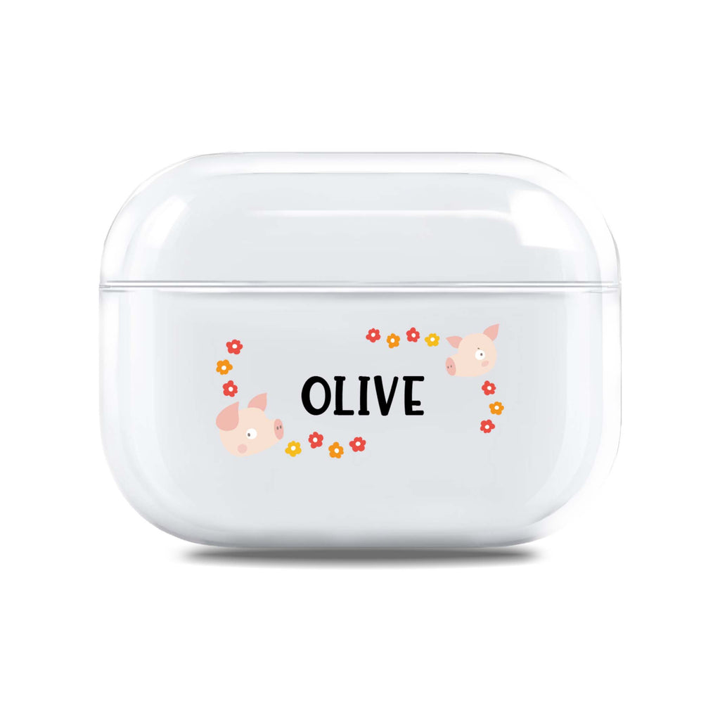 Flower and Pigs AirPods Pro 透明保護殻