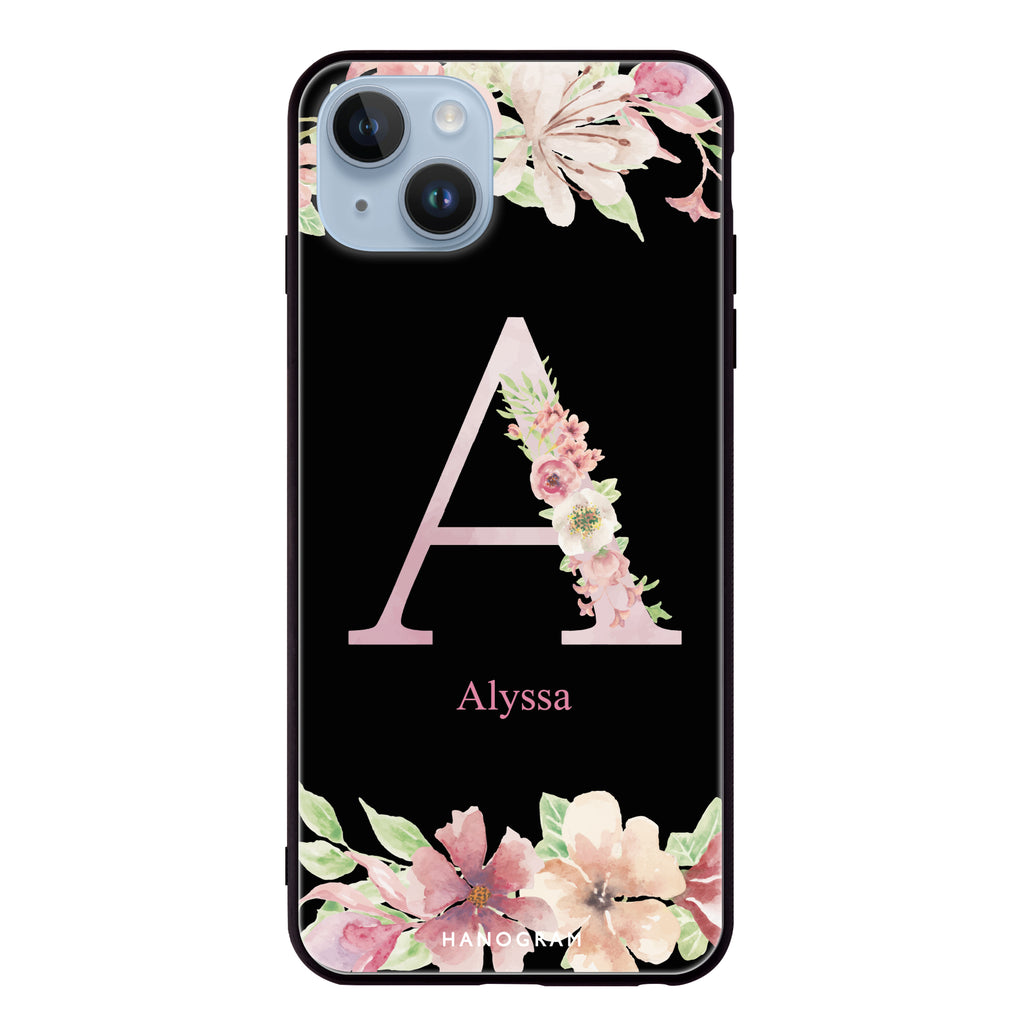 Monogram & Floral iPhone 13 超薄強化玻璃殻