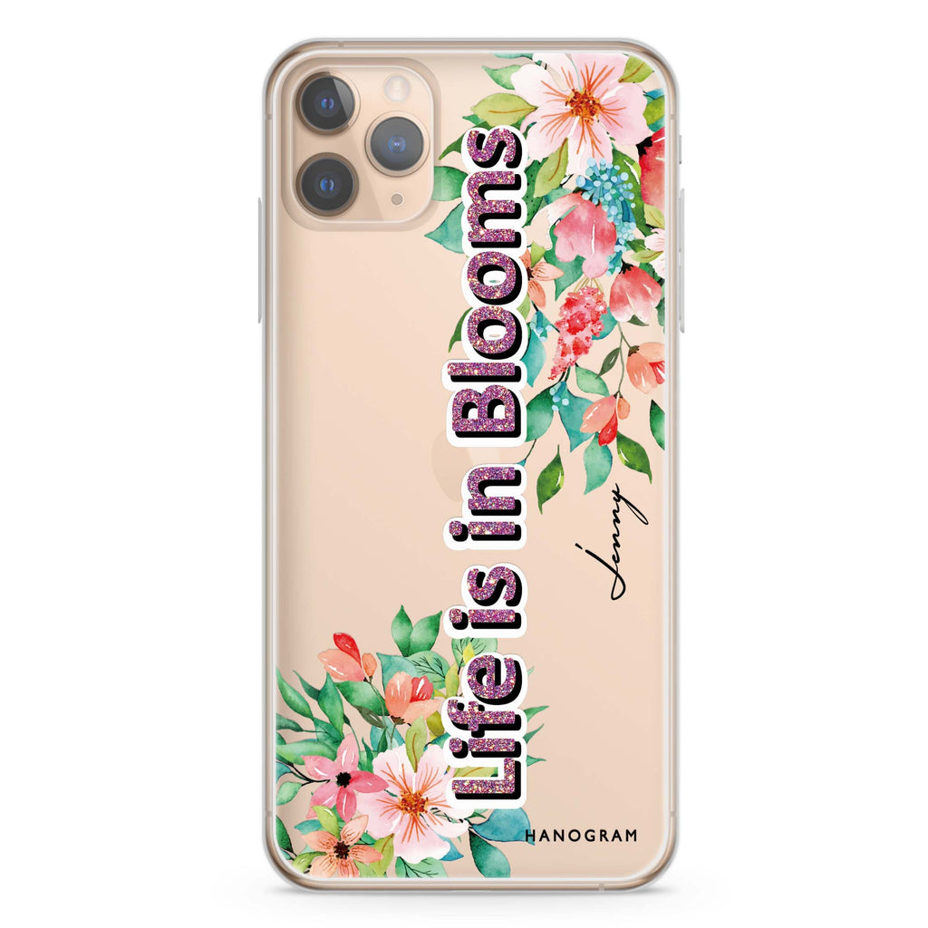 Life is in Blooms iPhone 11 Pro 水晶透明保護殼
