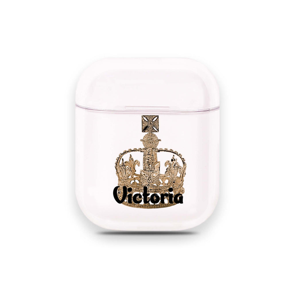 Queen's Crown Airpods 透明保護殻