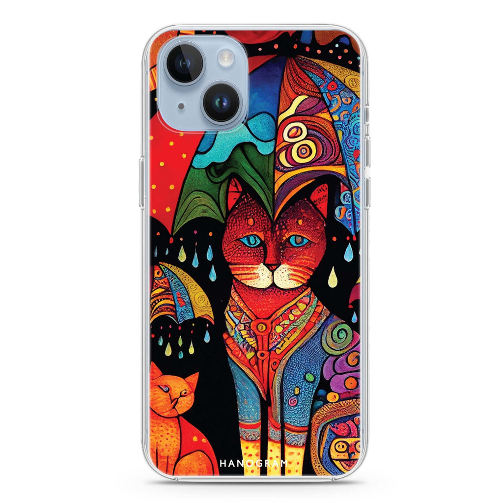Raining Cat iPhone 14 水晶透明保護殼