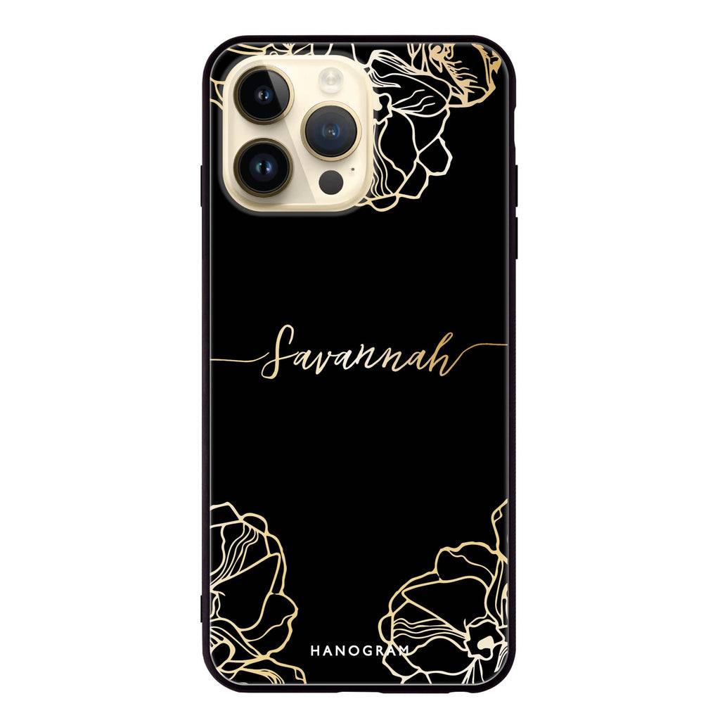 Crafts Of Floral iPhone 超薄強化玻璃殻