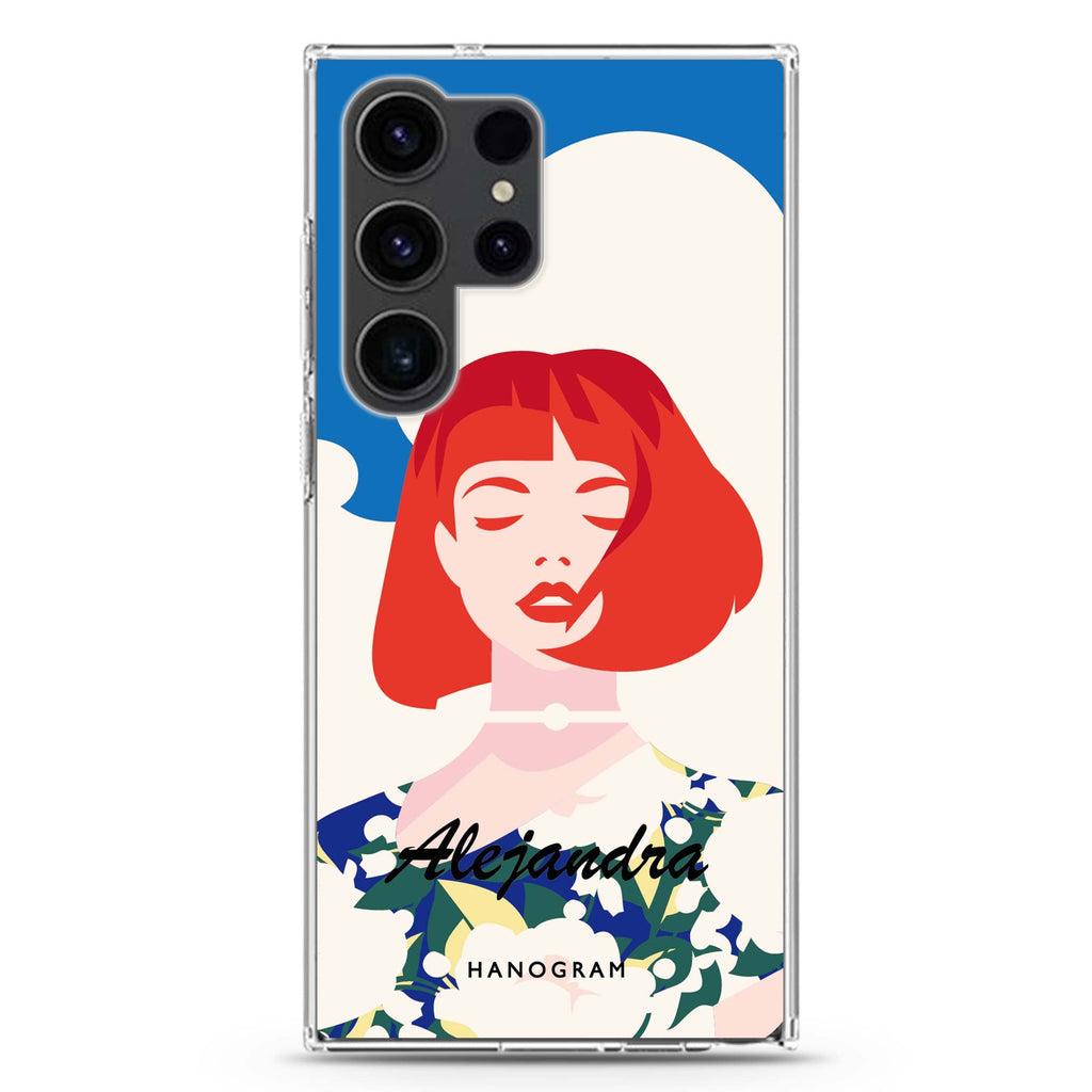 Spring I Samsung Galaxy Ultra 可加名字透明保護殼，適用 S26/S25/S24/S23 Ultra，圖1