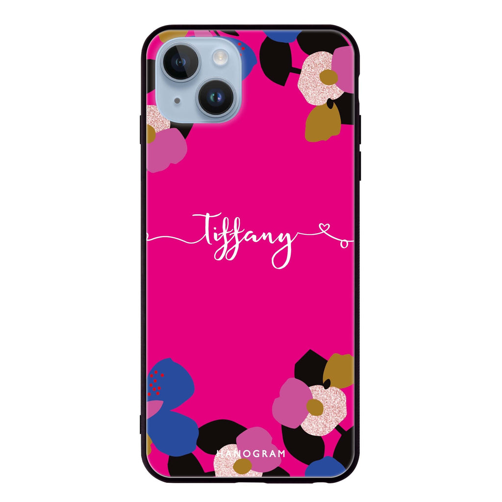 Floral POP II iPhone 13 Mini 超薄強化玻璃殻
