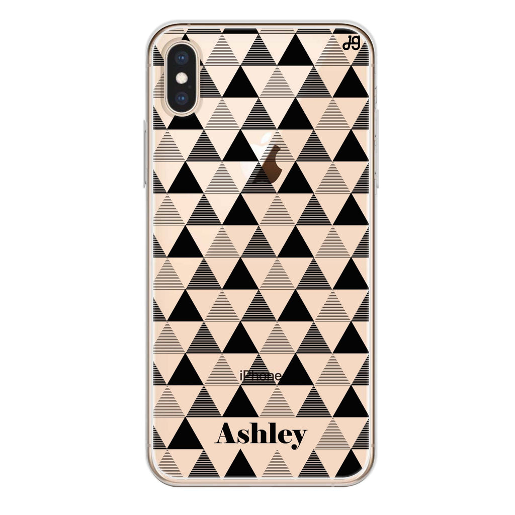Triangles Seamless iPhone X 水晶透明保護殼