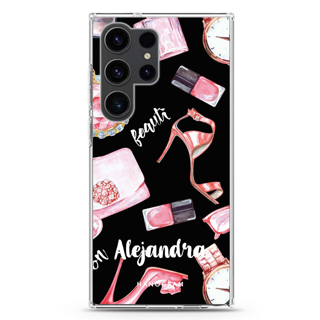 Fashion Sets Samsung Galaxy Ultra 可加名字透明保護殼，適用 S26/S25/S24/S23 Ultra，圖1