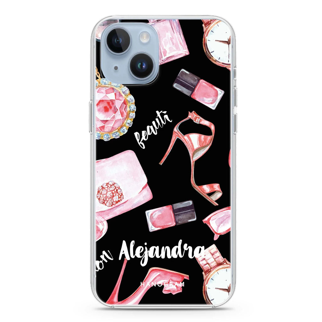 Fashion Sets iPhone 14 Magsafe 兼容水晶透明保護殼