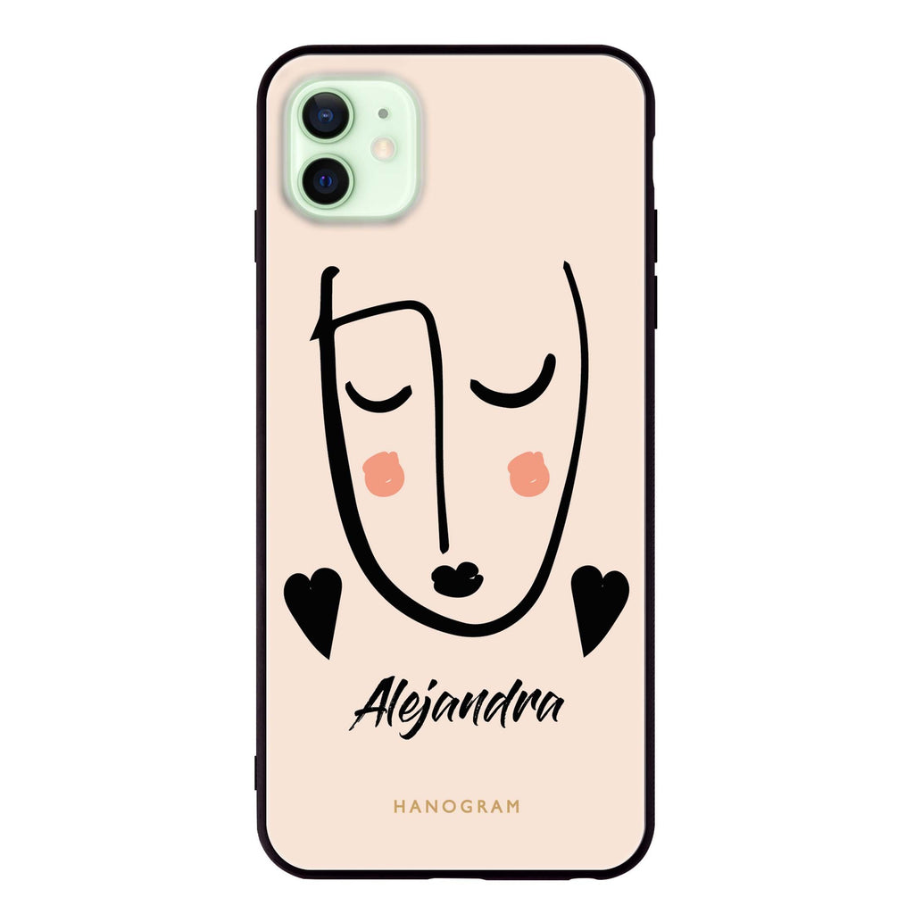 Lovely Face iPhone 12 超薄強化玻璃殻