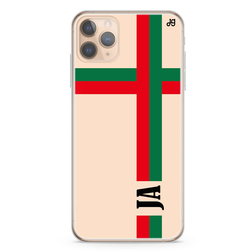 Matching Stripes iPhone 11 Pro Max 水晶透明保護殼