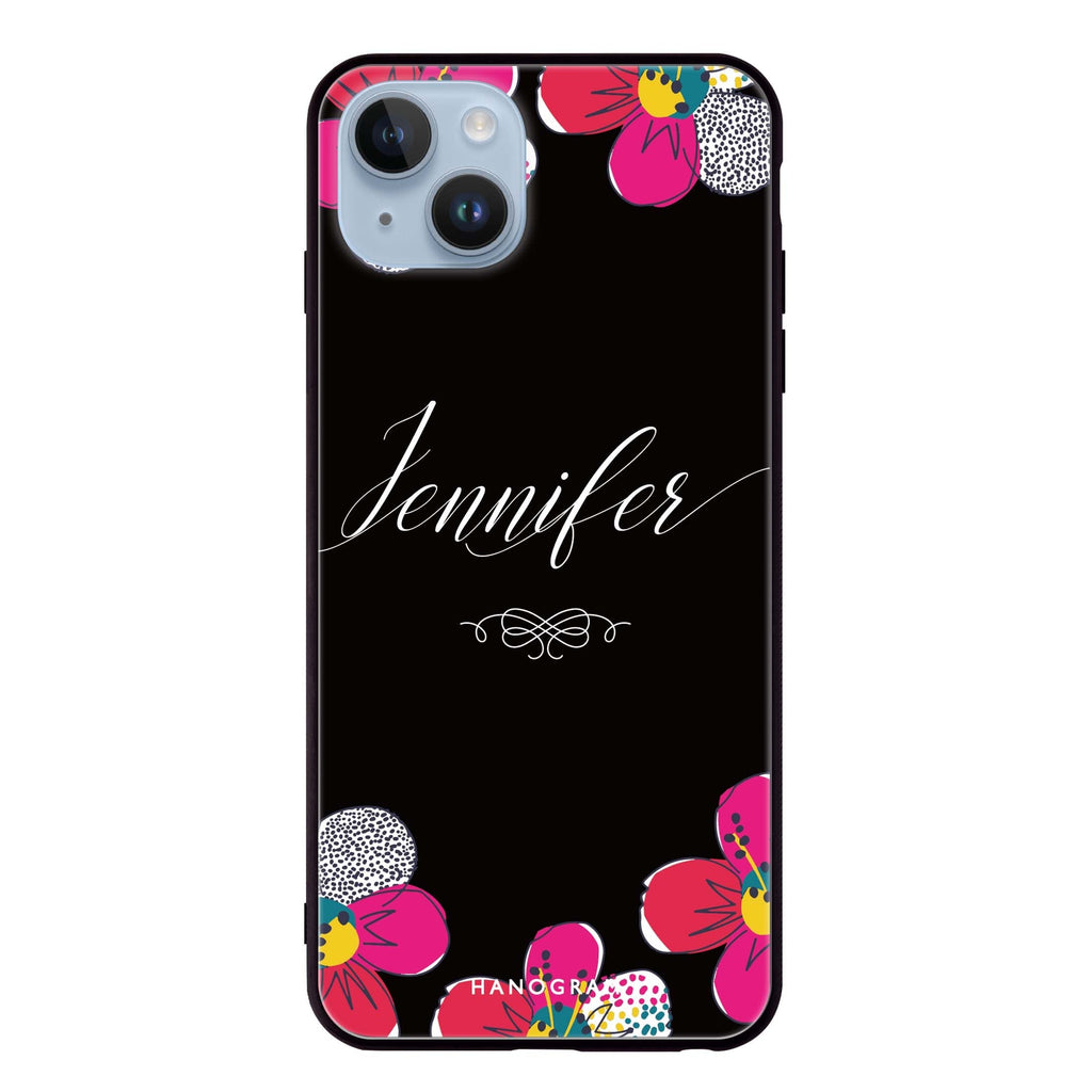 Stunning Floral iPhone 14 超薄強化玻璃殻