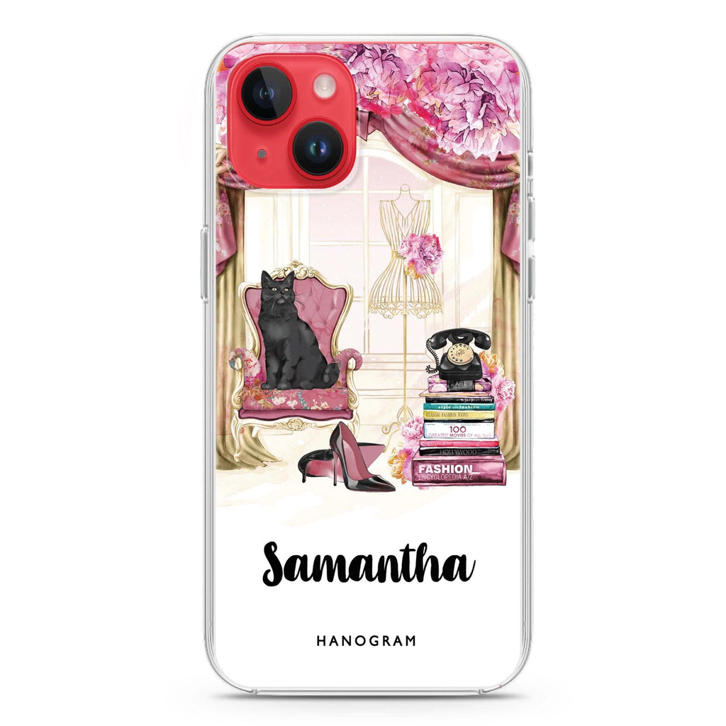 Vintage Fashion iPhone 14 plus 水晶透明保護殼