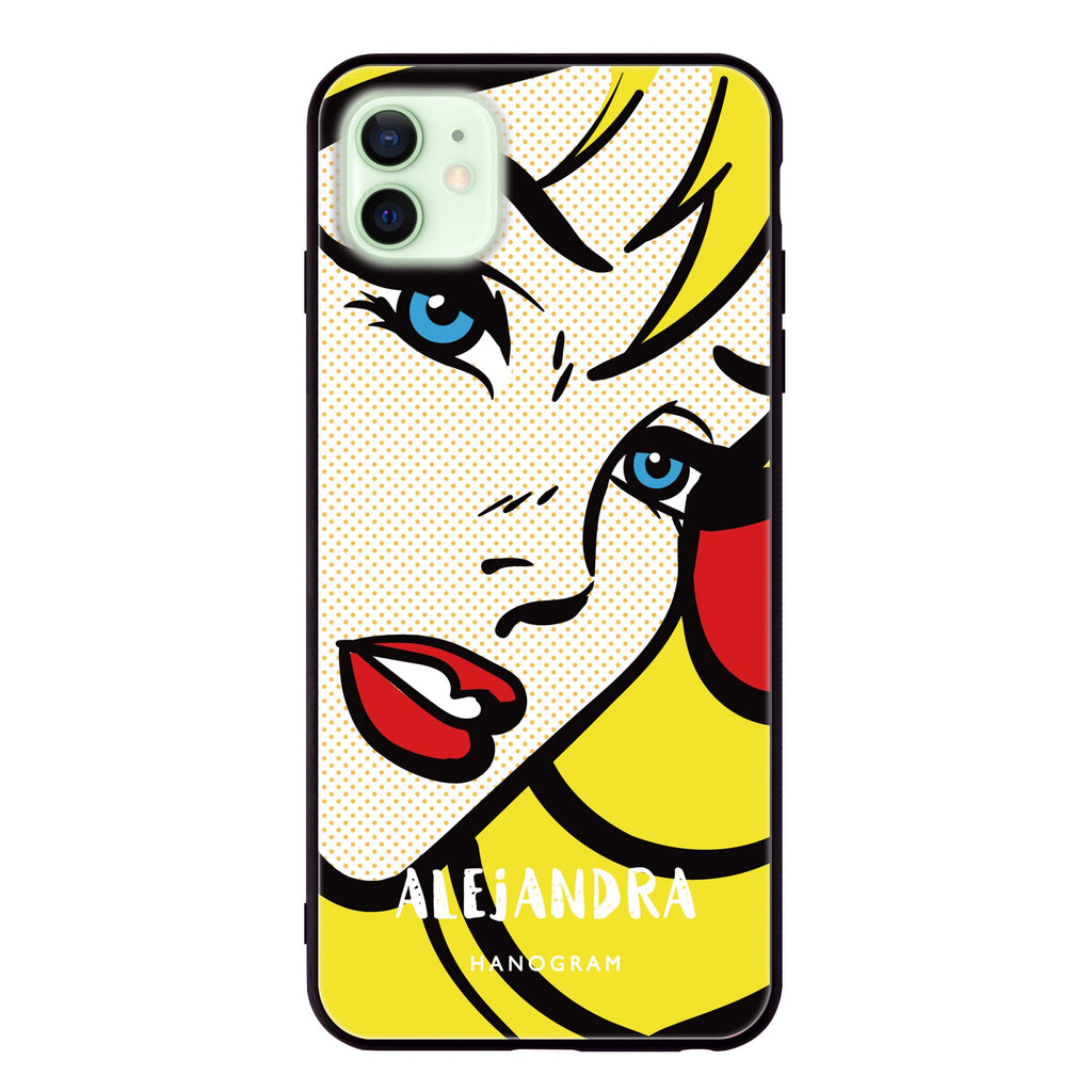 Pop Girl iPhone 12 mini 超薄強化玻璃殻
