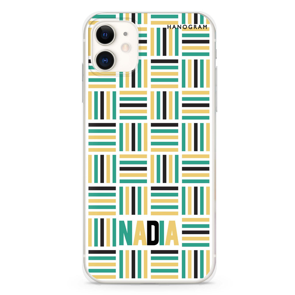 Stripes Camo iPhone 11 水晶透明保護殼