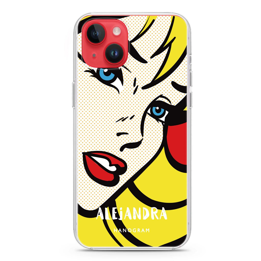 Pop Girl iPhone 14 Magsafe 兼容水晶透明保護殼