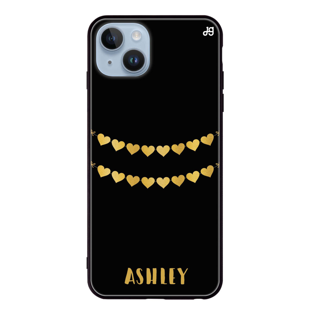 Golden Heart iPhone 13 超薄強化玻璃殻
