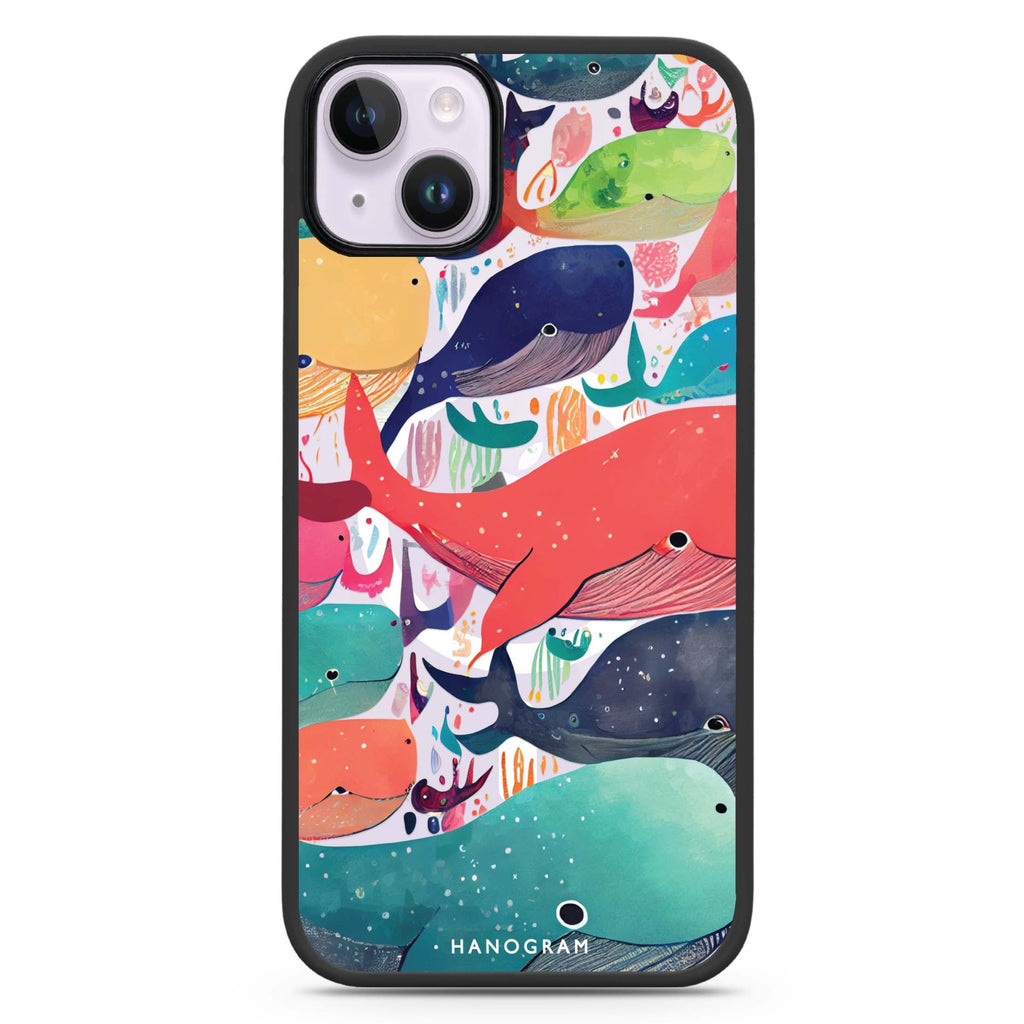 Whale Ocean iPhone 14 Plus Magsafe 兼容防衝擊保護殼