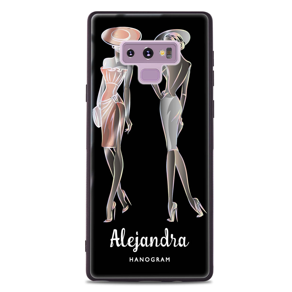 Elegant Girls Samsung Note 9 超薄強化玻璃殻