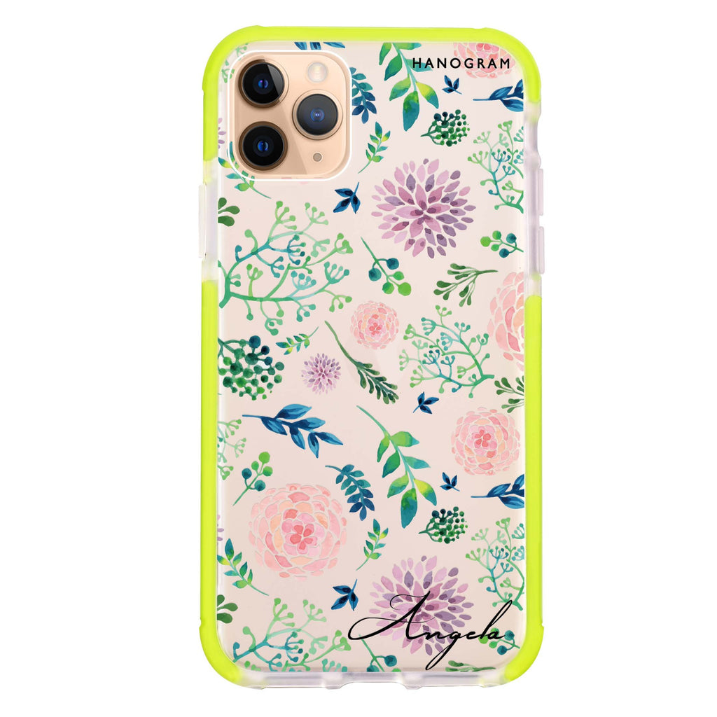 Paint Flower iPhone 11 Pro Max 吸震防摔保護殼