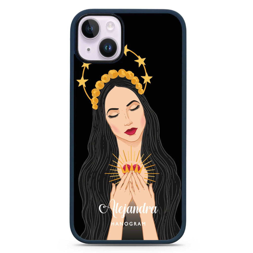 The Virgin Mary iPhone 14 Plus Magsafe 兼容防衝擊保護殼