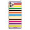 colorful stripe iPhone 11 Pro Max 水晶透明保護殼