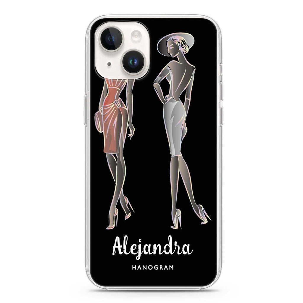 Elegant Girls iPhone 14 水晶透明保護殼