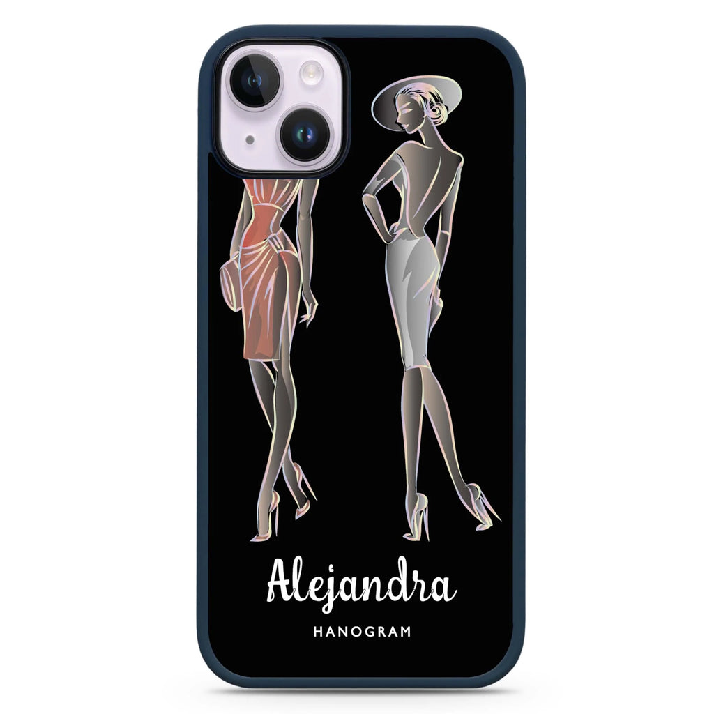 Elegant Girls iPhone 14 Plus Magsafe 兼容防衝擊保護殼