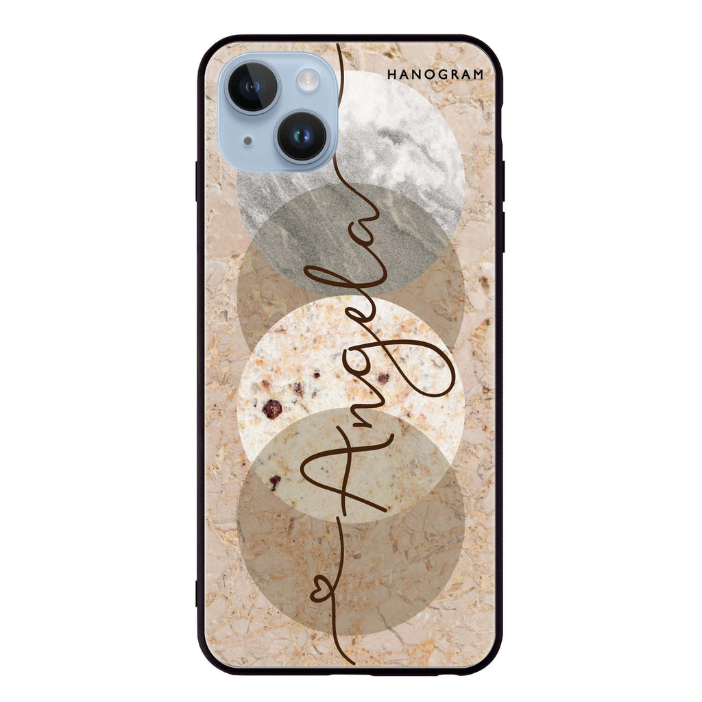 Artistic Marble I iPhone 14 超薄強化玻璃殻