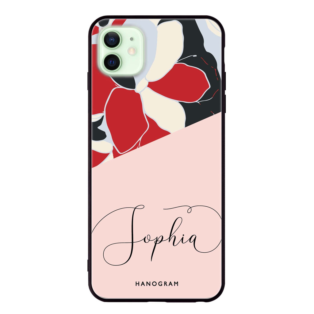 Floral POP iPhone 12 mini 超薄強化玻璃殻