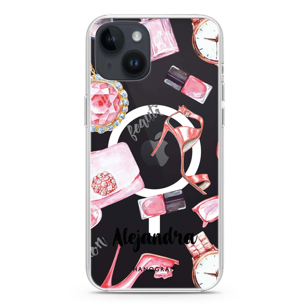 Fashion Sets II iPhone 14 Magsafe 兼容水晶透明保護殼