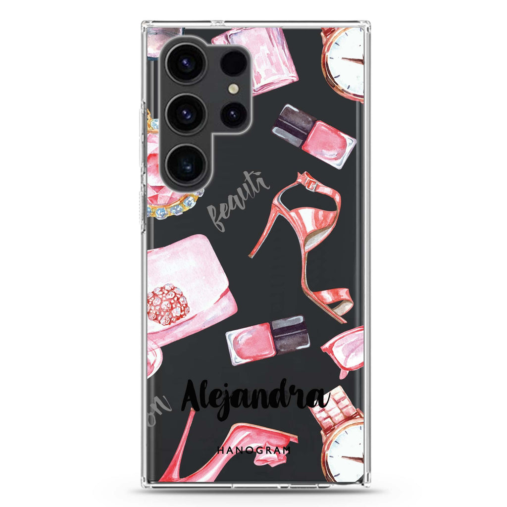 Fashion Sets II Samsung Galaxy Ultra 可加名字透明保護殼，適用 S26/S25/S24/S23 Ultra，圖1