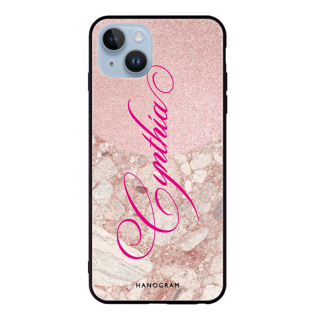 Luxury Marble iPhone 14 超薄強化玻璃殻