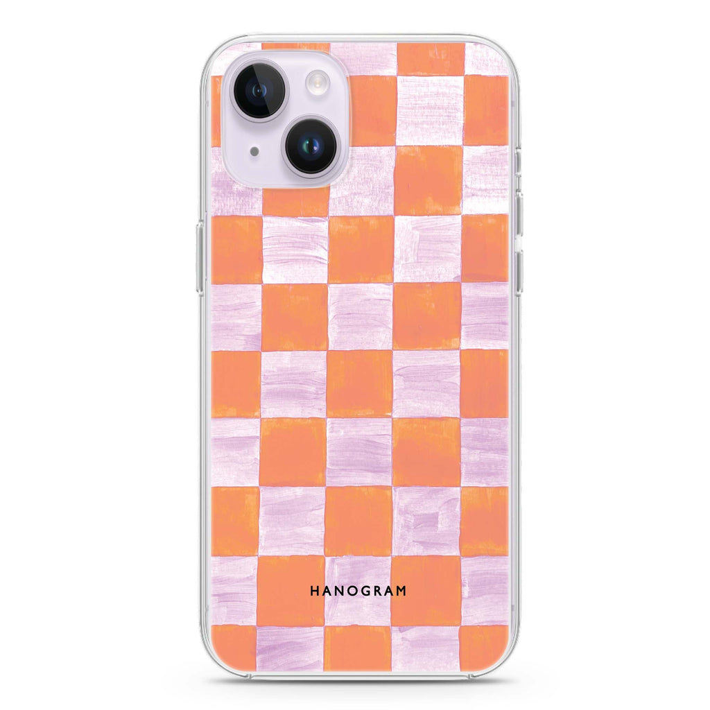 Abstract Paint Pattern iPhone 14 plus 水晶透明保護殼