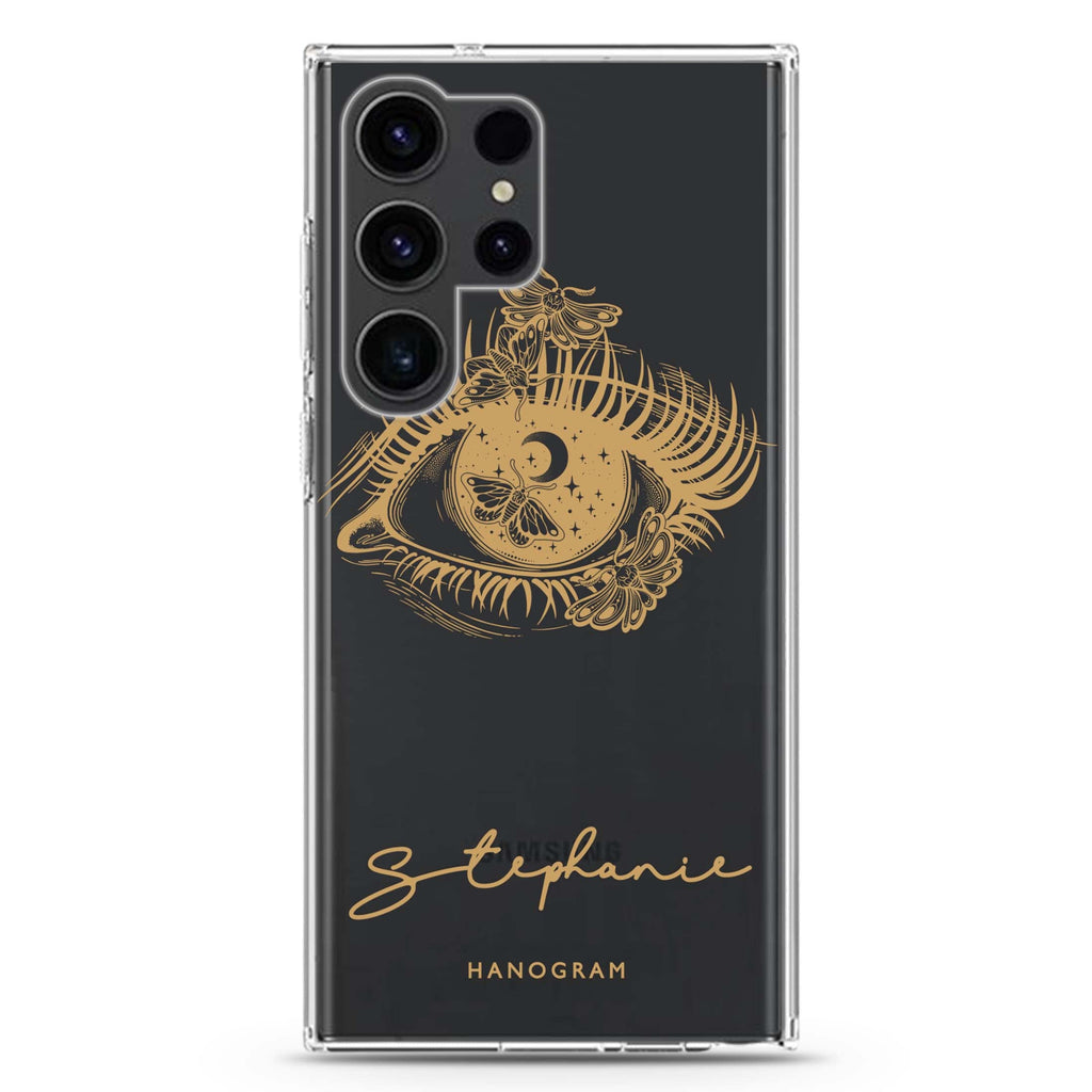 Impressive Eye Samsung Galaxy Ultra 可加名字透明保護殼，適用 S26/S25/S24/S23 Ultra，圖1