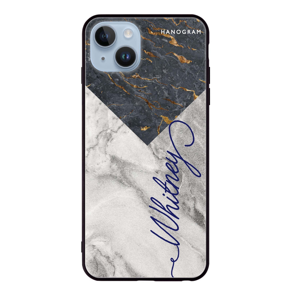 Mix Marble iPhone 14 超薄強化玻璃殻