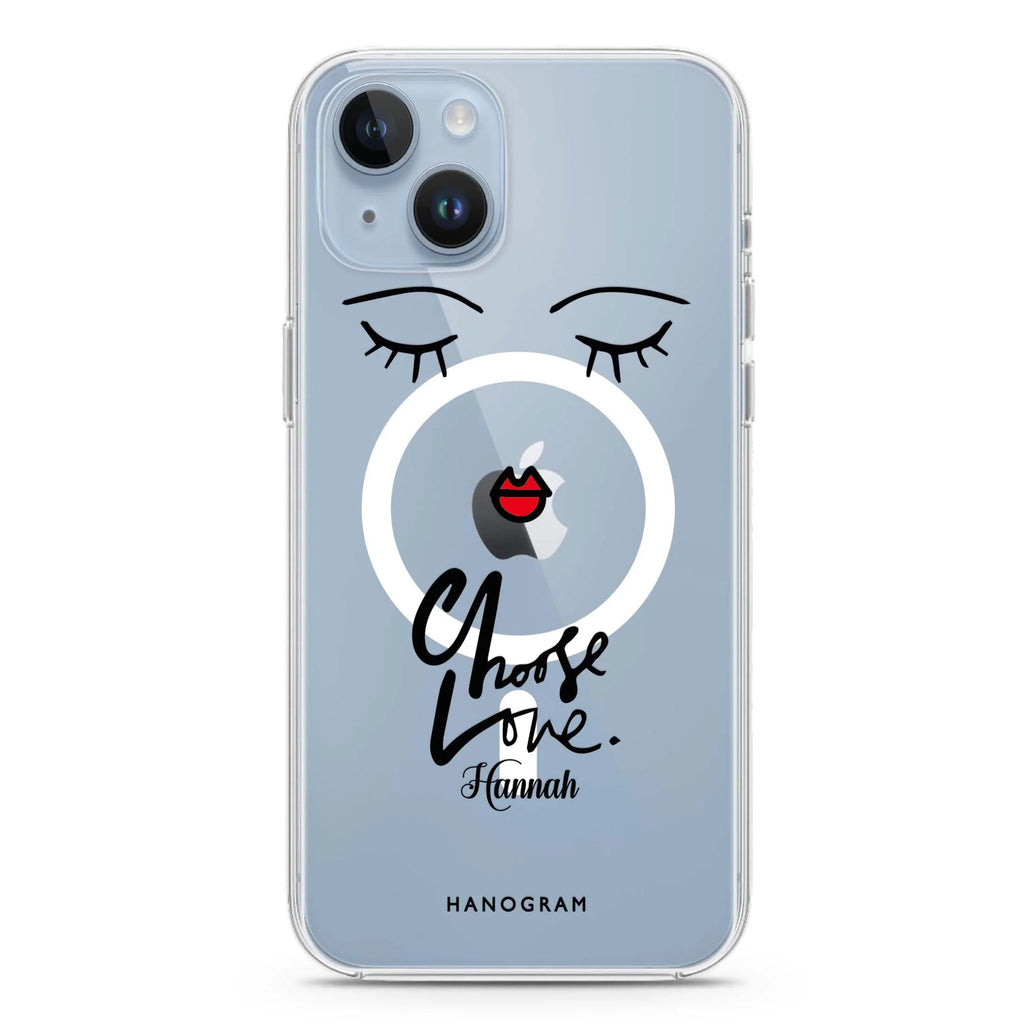 Choose Love iPhone 14 Magsafe 兼容水晶透明保護殼