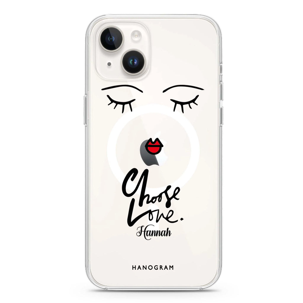 Choose Love iPhone 14 Plus Magsafe 兼容水晶透明保護殼