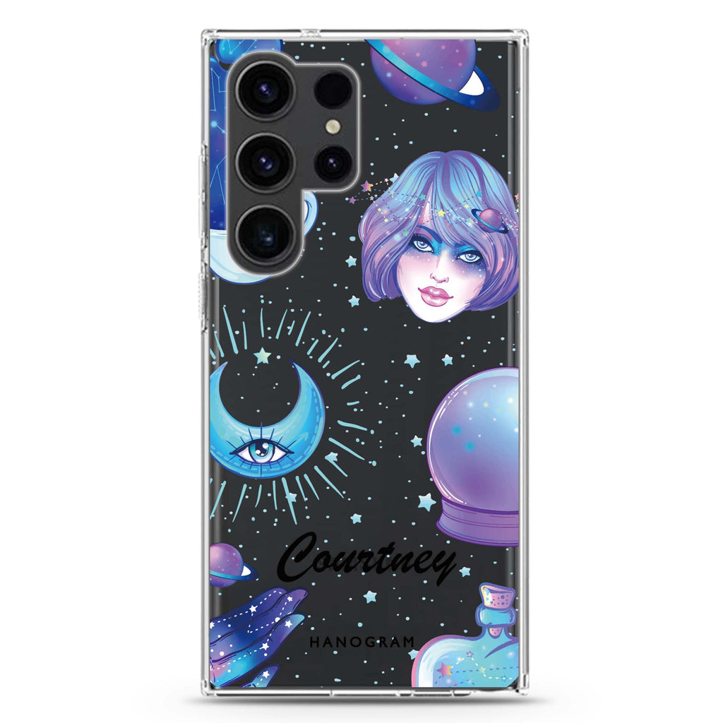 Nocturnal Samsung Galaxy Ultra 可加名字透明保護殼，適用 S26/S25/S24/S23 Ultra，圖1
