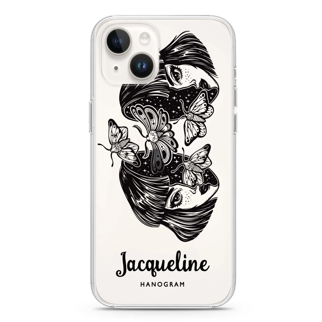 Artistic Face iPhone 14 水晶透明保護殼
