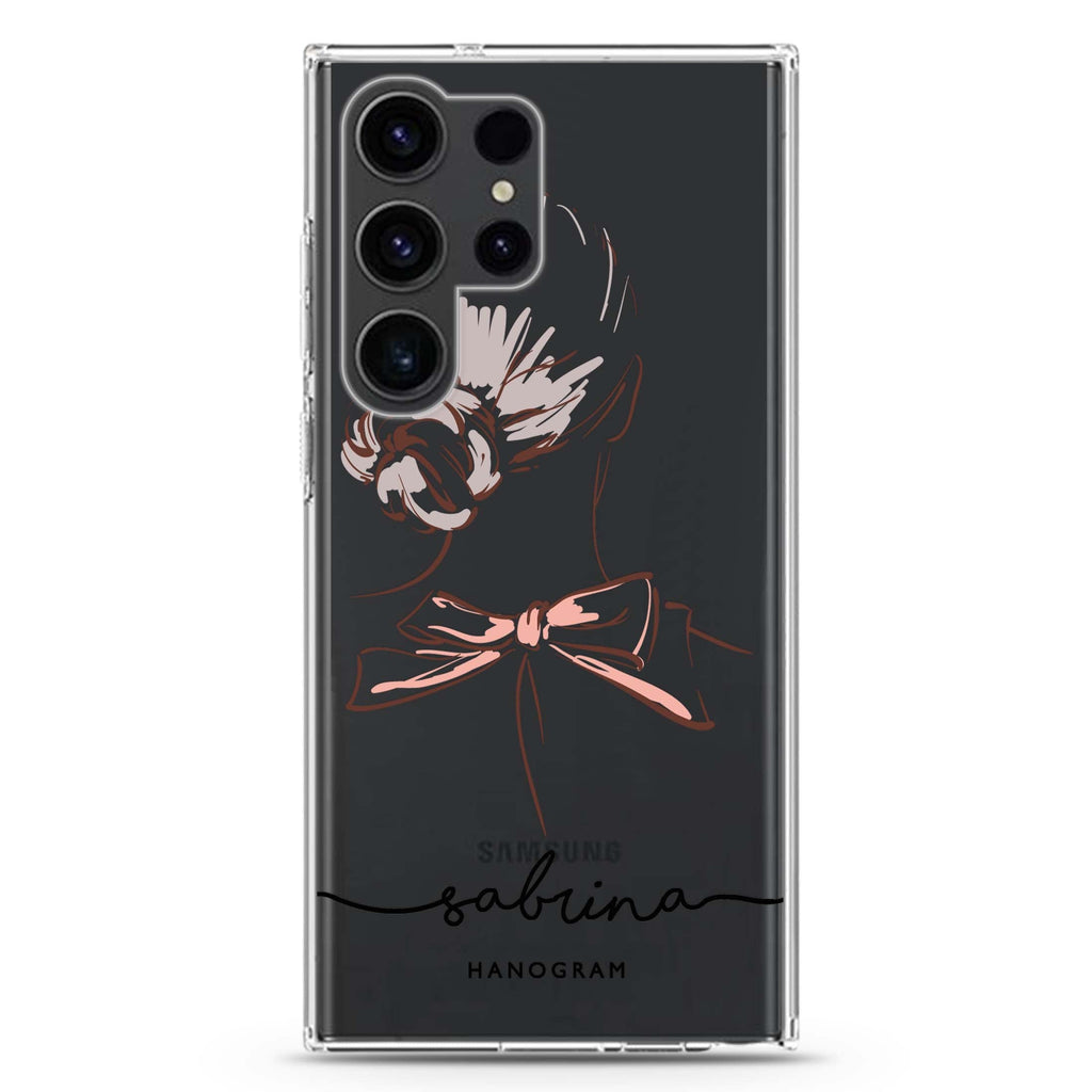 Artistic Girls II Samsung Galaxy Ultra 可加名字透明保護殼，適用 S26/S25/S24/S23 Ultra，圖1
