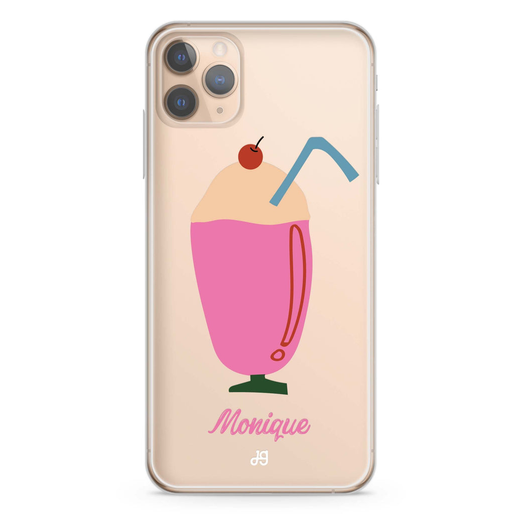 Ice cream Drinks iPhone 11 Pro Max 水晶透明保護殼
