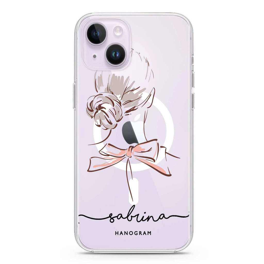 Artistic Girls II iPhone 14 Plus Magsafe 兼容水晶透明保護殼